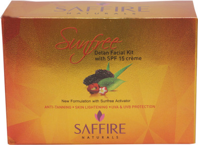 

Saffire Sunfree Detan Facial Kit with SPF 15 creme 38 g