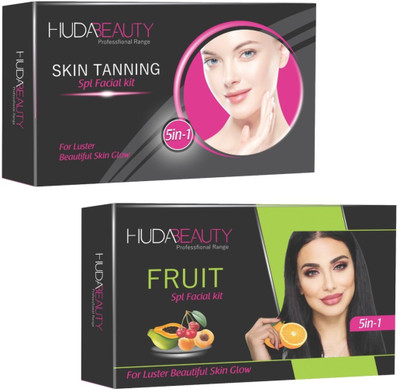 

Huda Beauty Professional Range Skin Tannin & Fruit Facial Kit 900 g(Set of 2)