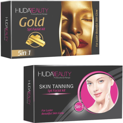 

Huda Beauty Professional Range Gold & Skin Tannin Facial Kit 900 g(Set of 2)