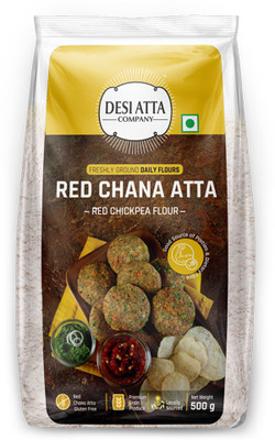 

Desi Atta Company Red Chana Atta, 500g (2000 g, Pack of 4)