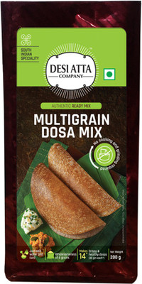 

Desi Atta Company MULTIGRAIN DOSA MIX, 200g (800 g, Pack of 4)