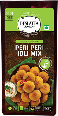 

Desi Atta Company PERI PERI IDLI MIX, 200g (800 g, Pack of 4)