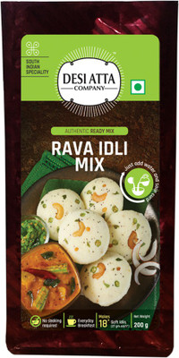 

Desi Atta Company RAWA IDLI MIX, 200g (800 g, Pack of 4)
