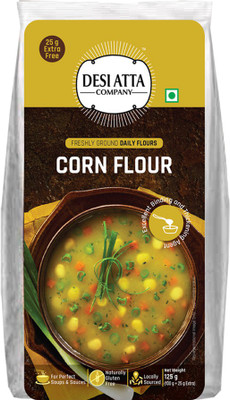 

Desi Atta Company Corn Flour, 125g (500 g, Pack of 4)