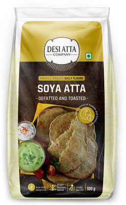 

Desi Atta Company SOYA Atta, 500g (2000 g, Pack of 4)
