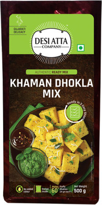 

Desi Atta Company KHAMAN DHOKLA MIX, 500g (1500 g, Pack of 3)