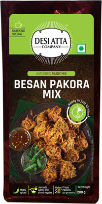 

Desi Atta Company BESAN PAKORA MIX, 200g (800 g, Pack of 4)