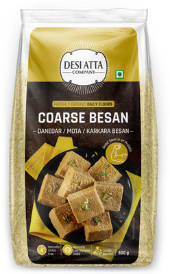 

Desi Atta Company COARSE BESAN, 500g (2000 g, Pack of 4)