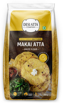Desi Atta Company MAKAI ATTA, 500g (2000 g, Pack of 4)