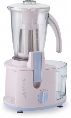 

BMS Lifestyle Multifunction 3 Jar Food Processor with Fruit Filter Attachment 350 W Food Processor(White)