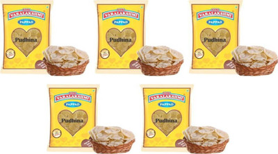 

Varalakshmi Mint Flavoured Sabudana Pappad Pack of 5 (500grams) 100 g(Pack of 5)
