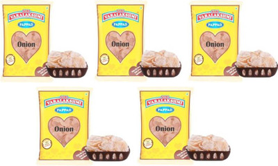 

Varalakshmi Onion Flavoured Sabudana Pappad Pack of 5 (500grams) 100 g(Pack of 5)
