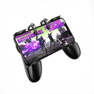 

m s megaslim Attractive Design Gamepad for Knives Out PUBG Mobile Phone Shoot Game Controller L1R1 Shooter Trigger Fire Button 3 in 1 for iOS Android Gaming Accessory Kit(Black, For Android, iOS)