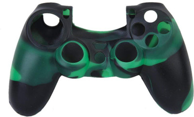 

Microware Imported Camo Silicone Protective Skin Case Cover for Sony PlayStation 4 PS4 Controller Gaming Accessory Kit(Green & Black, For PS4)