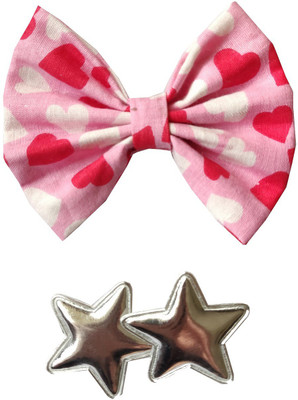 

craft maniacs Set of 2 baby alligator pins Hair Pin, Back Pin, Hair Clip(Pink)