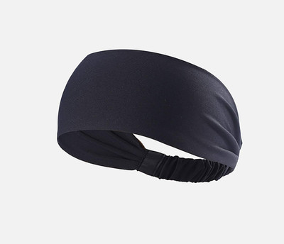 

Skudgear Yoga Sport Athletic Headband Sweatband For Running Sports Travel Fitness Elastic Wicking Non Slip Style Band and Basketball Headbands Headscarf fits (Black) Head Band, Hair Band, Rubber Band(Black)