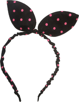 

MRUVA Hair Accessories for Girls Cute Rabbit Ears Hair Band for Baby Girls - Hair Band For Girls (Black) Hair Band(Black)