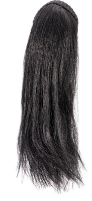 

HONBON Strate Long Simple and Sober Wig for Women And Girls, Extension 20-22 Inches (Black) Hair Extension