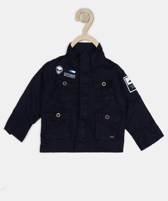 

Gini & Jony Full Sleeve Applique Baby Boy's Jacket, Navy(c656)