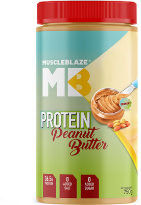 

MuscleBlaze High Protein Natural Peanut Butter 750 g