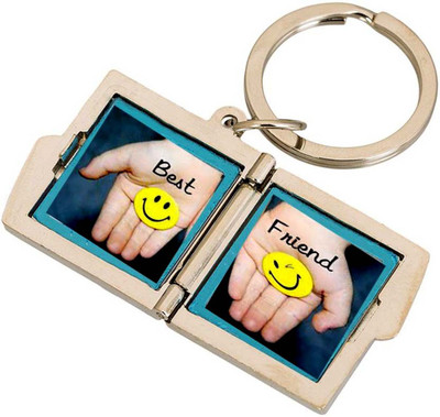 ShopTop Best Friend Photo Frame Locking F2 Key Chain