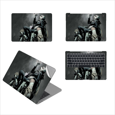 GADGETS WRAP GW-62531 Gallery Comics Printed Top, Bottom & Inside Touchbar 15inch Vinyl Laptop Decal 15