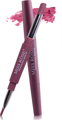 

MISS ROSE DUAL HEAD CREAM MATTE LIPSTICK SHADE 2(2.1 g, WINE)