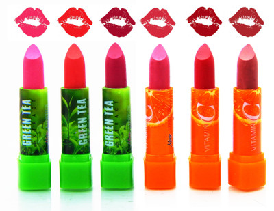 

firstzon™ green tea - Vitamin C combo matte moisturizing lipstick set of 6, S-A(S-A)