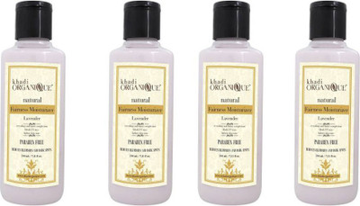 

khadi organique Levander Fairness Lotion 840 ml parabeen free pack of 4 (840 ml)(840 ml)