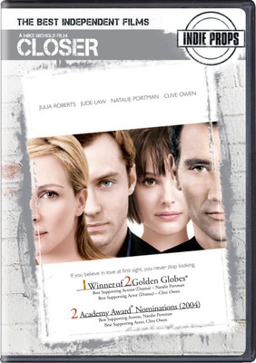

Closer (Winner of 2 Golden Globes & 2 Academy Award Nominations)(DVD English)
