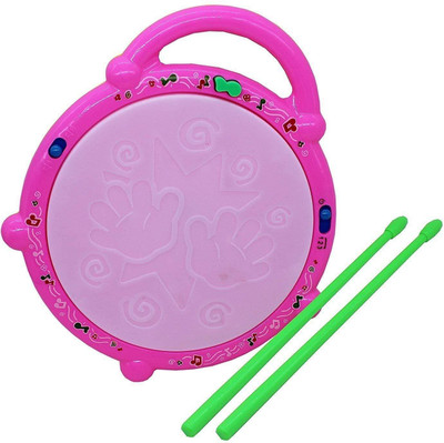 

ASHWHIRDY Flash Drum Musical Flash Drum Multicolor Attractive Light with 9 Different Sound for Kids(Multicolor)