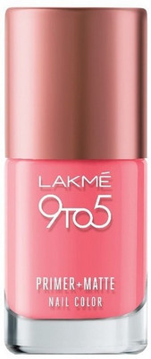 

Lakme 9 To 5 Primer + Matte Nail Colour Blush Matte blush