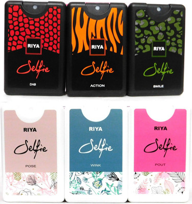 

Riya ACTION, DAB,SMILE,POSE,POUT,WINK Eau de Parfum - 108 ml(For Men & Women)