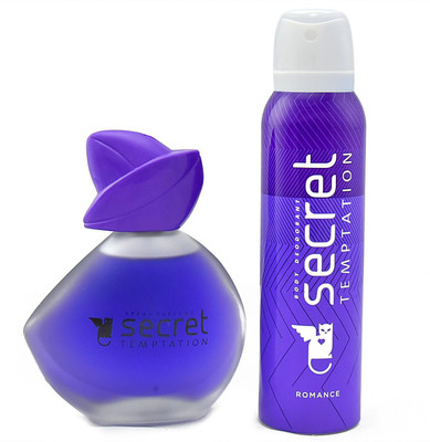 

Secret Temptation Romance Gift Set (150 ML + 100 ML Perfume) Eau de Parfum - 250 ml(For Women)