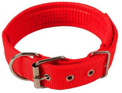 101Lives XL red collar sturdy Dog Everyday Collar(, Red