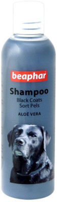 

Beaphar Shampoo Black Coat 250ml Whitening and Color Enhancing, Conditioning Aloe Vera Dog Shampoo(250 ml)