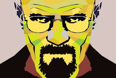 

Aabhaas Breaking Bad Wall Poster Fine Art Print(12 inch X 18 inch, Rolled)