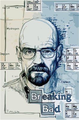 

Aabhaas Breaking Bad Wall Poster Fine Art Print(12 inch X 18 inch, Rolled)