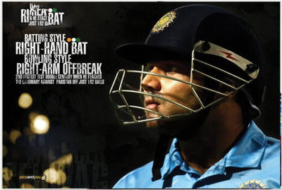 

Aabhaas Virat Kohli Wall Poster Fine Art Print(12 inch X 18 inch, Rolled)