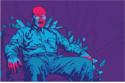 

Aabhaas Breaking Bad Wall Poster Fine Art Print(12 inch X 18 inch, Rolled)