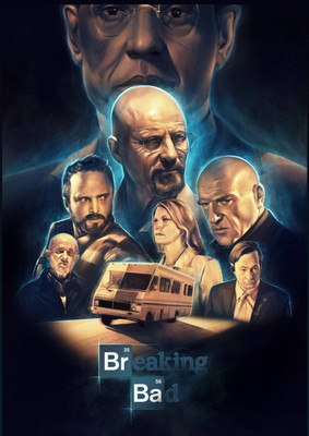 

Aabhaas Breaking Bad Wall Poster Fine Art Print(12 inch X 18 inch, Rolled)