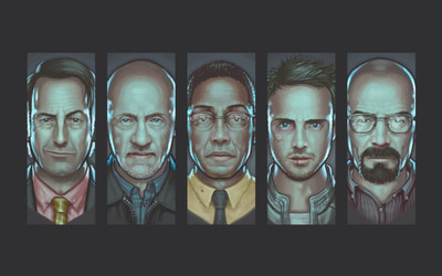 

Aabhaas Breaking Bad Wall Poster Fine Art Print(12 inch X 18 inch, Rolled)