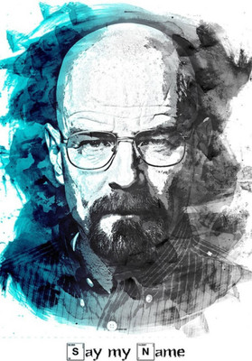 

Aabhaas Breaking Bad Wall Poster Fine Art Print(12 inch X 18 inch, Rolled)