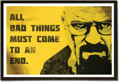 Aabhaas Breaking Bad Wall Poster Fine Art Print(12 inch X 18 inch, Rolled)
