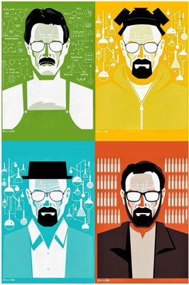 

Aabhaas Breaking Bad Wall Poster Fine Art Print(12 inch X 18 inch, Rolled)