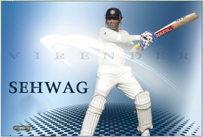 

Aabhaas Virat Kohli Wall Poster Fine Art Print(12 inch X 18 inch, Rolled)