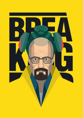 

Aabhaas Breaking Bad Wall Poster Fine Art Print(12 inch X 18 inch, Rolled)