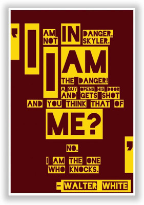 

Aabhaas Breaking Bad Wall Poster Fine Art Print(12 inch X 18 inch, Rolled)
