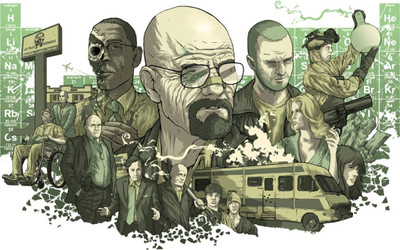 

Aabhaas Breaking Bad Wall Poster Fine Art Print(12 inch X 18 inch, Rolled)