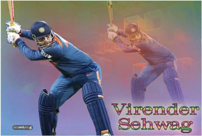 

Aabhaas Virat Kohli Wall Poster Fine Art Print(12 inch X 18 inch, Rolled)
